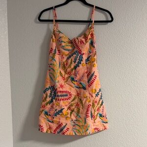 Jessica Simpson Floral Spaghetti Strap Dress, XS